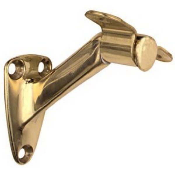 National Hardware Bracket Handrail Sld Brass N216-168